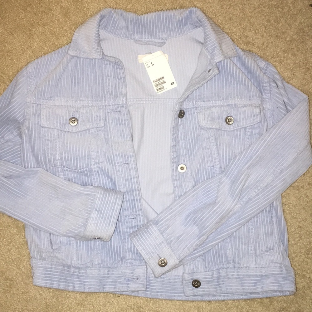 Baby Blue Corduroy Jacket